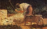 Georges Seurat The Worker Break up the Stone Spain oil painting artist